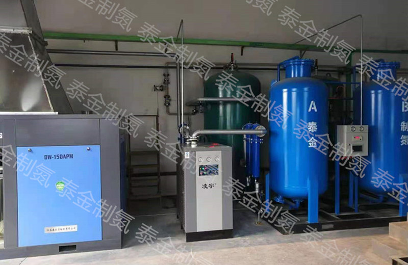 盐城大丰港化工厂230Nm3/h-99.5%制氮机